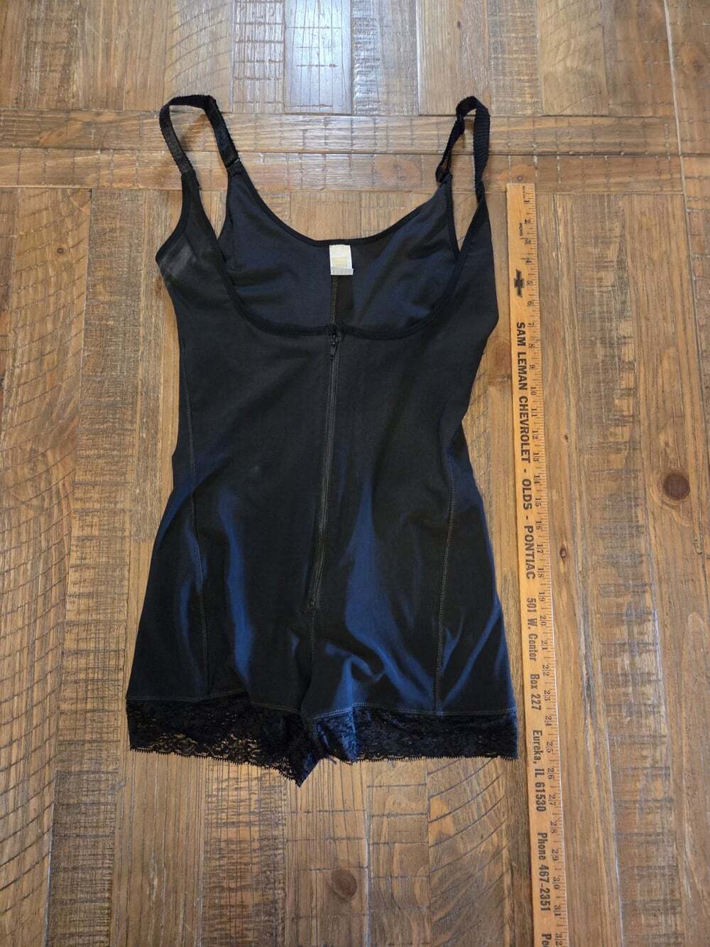 Topmelon Bust Shapewear Bodysuit Womens Xl Black Stretch